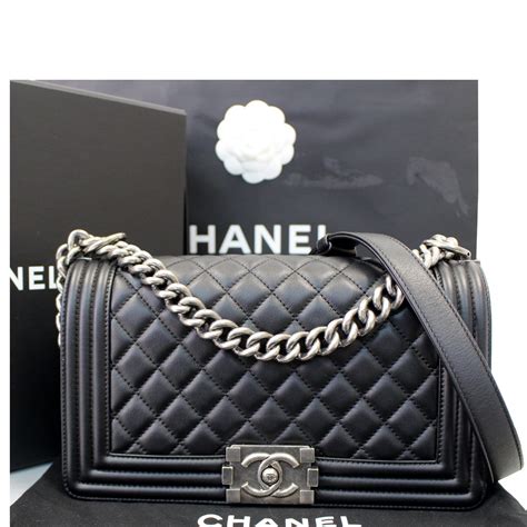 black chanel boy bag|chanel bag boys.